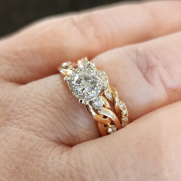Beautiful Helzberg Diamonds 1 CT 14k Rose Gold Engagement Wedding… - Picture 3 of 15